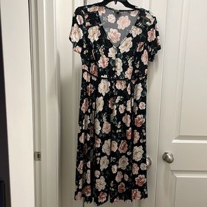 Floral torrid dress, size 0
